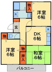 エーデルハイムＤ　の物件間取画像